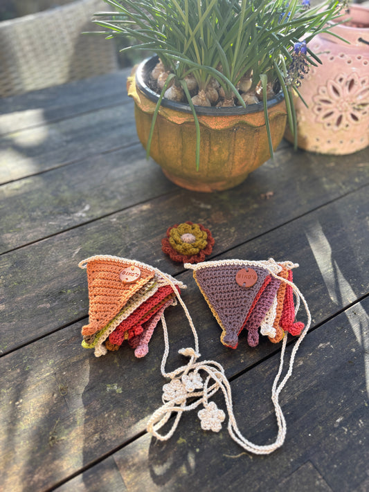 Kleine gekleurde vlaggetjes