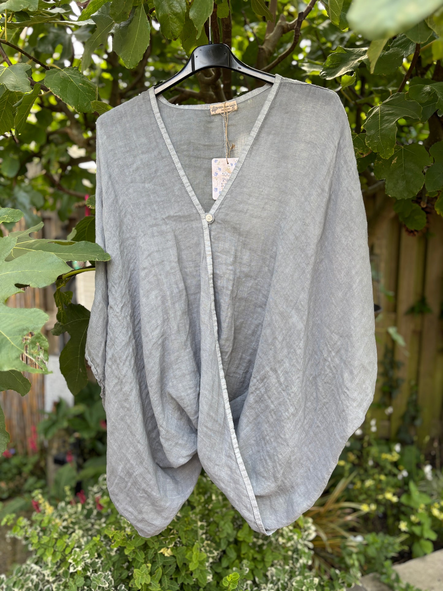 Linnen blouse voor de ruime maat