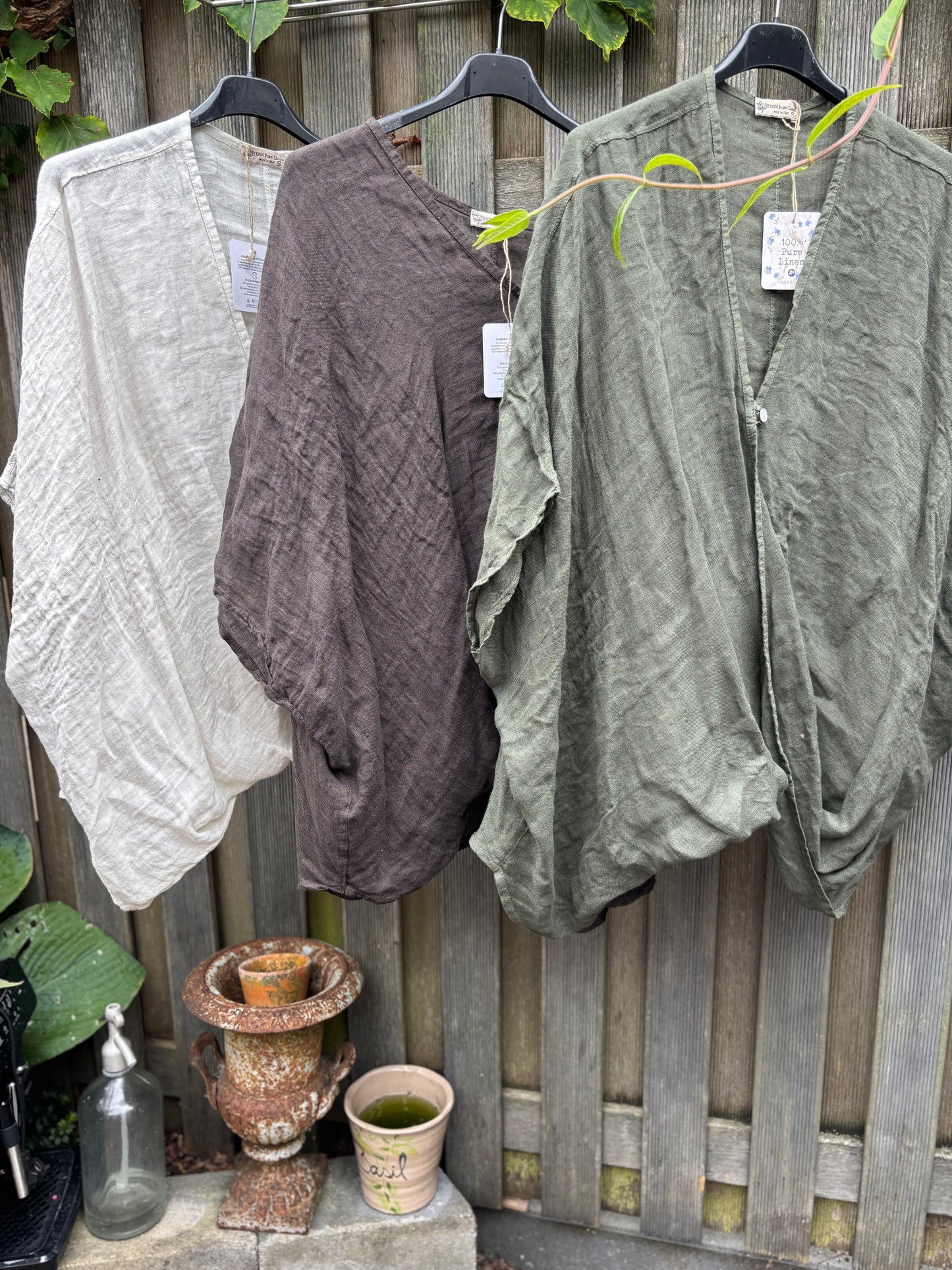 Linnen blouse voor de ruime maat