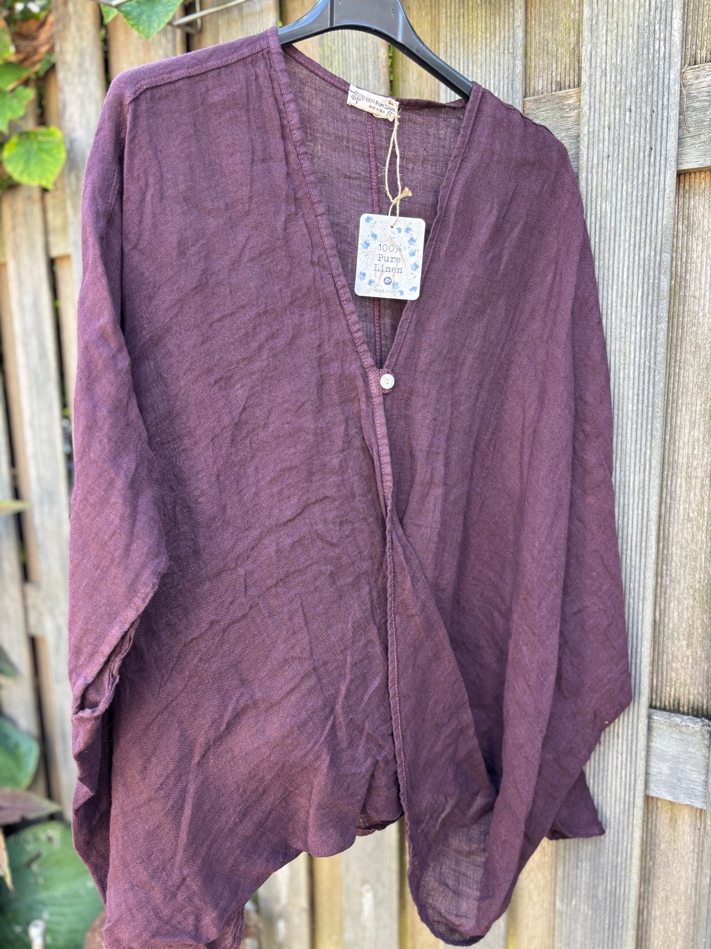 Linnen blouse voor de ruime maat