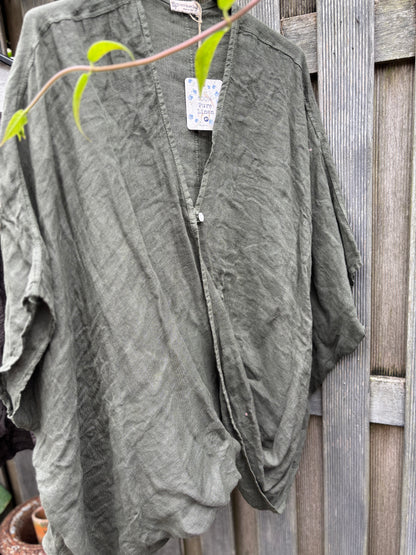 Linnen blouse voor de ruime maat