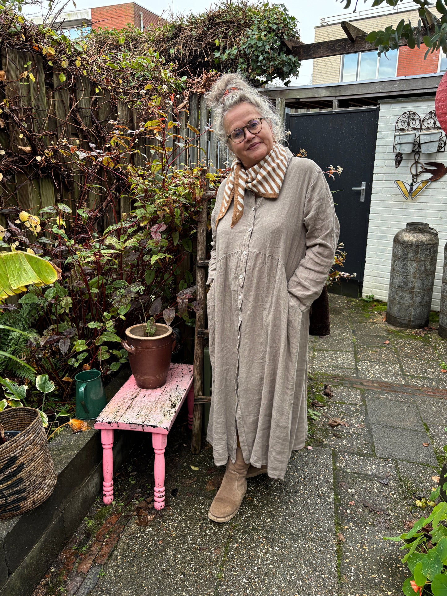 “Hinterland dress” linnen