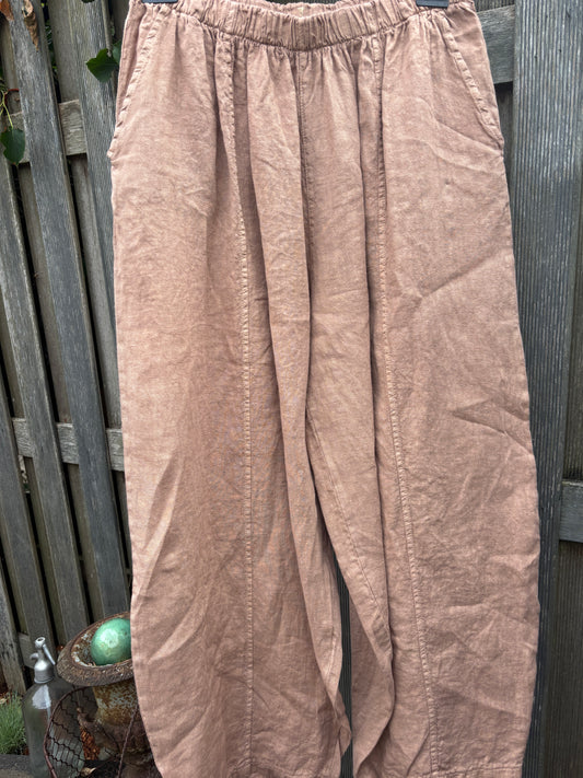 Linnen broek ruime maat